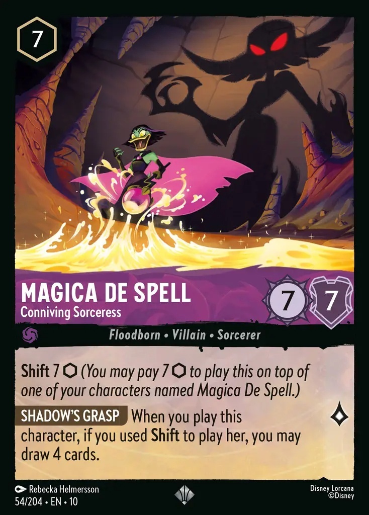 Disney Lorcana - Whispers in the Well - Magica De Spell - Conniving ...